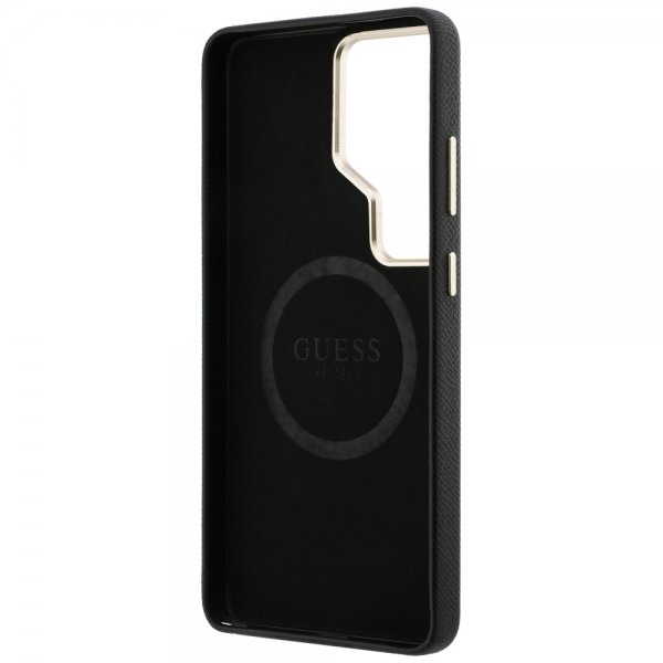 Guess Samsung Galaxy S26 Ultra Deksel Rhinestone Logo MagSafe Svart