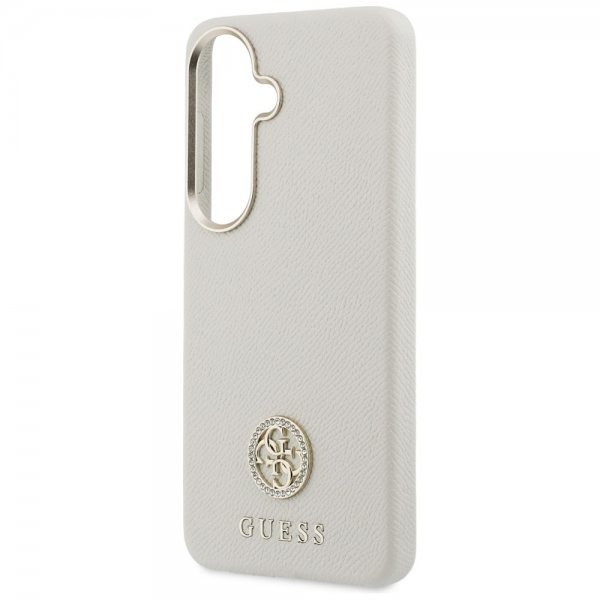 Guess Samsung Galaxy S26 Plus Deksel Rhinestone Logo MagSafe Beige