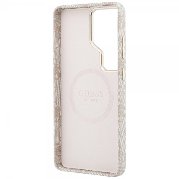 Guess Samsung Galaxy S26 Ultra Deksel 4G Triangle MagSafe Rosa