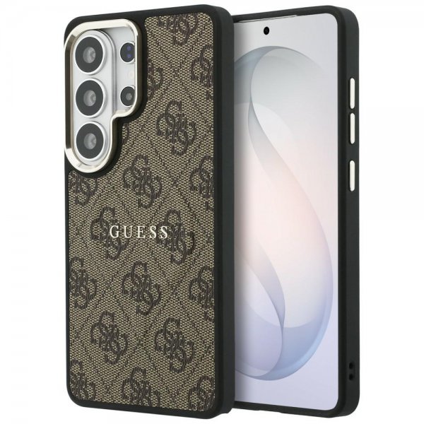 Guess Samsung Galaxy S26 Ultra Deksel 4G Embossed MagSafe Brun