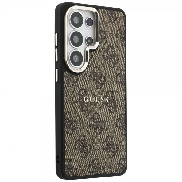 Guess Samsung Galaxy S26 Ultra Deksel 4G Embossed MagSafe Brun