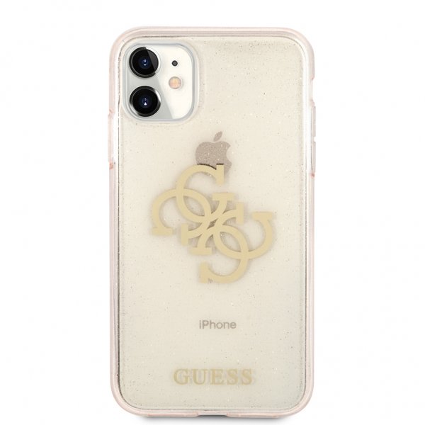 Guess iPhone 11 Deksel Full Glitter Gull