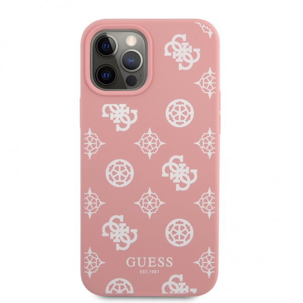 Guess iPhone 12 Pro Max Deksel Peony Rosa