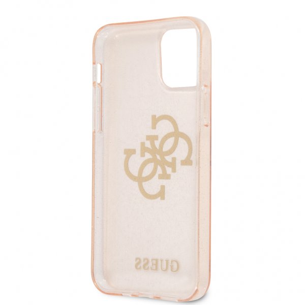Guess iPhone 12 Pro Max Deksel Full Glitter Gull
