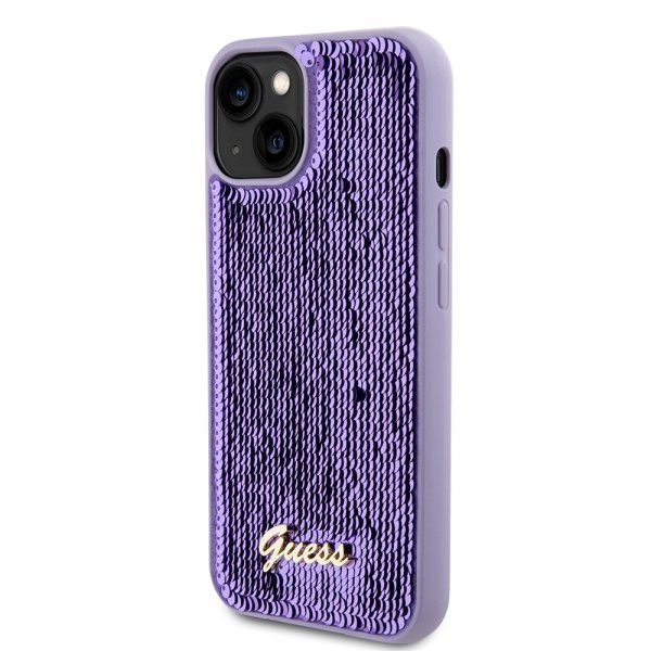 Guess iPhone 13 Deksel Sequin Lilla