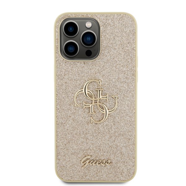 Guess iPhone 15 Pro Max Deksel Fixed Glitter Gull