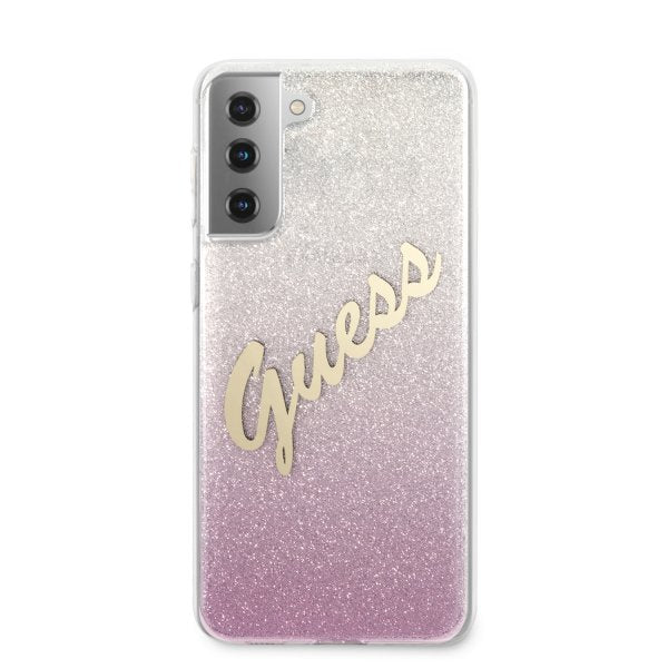Guess Samsung Galaxy S21 Plus Deksel Vintage Rosa