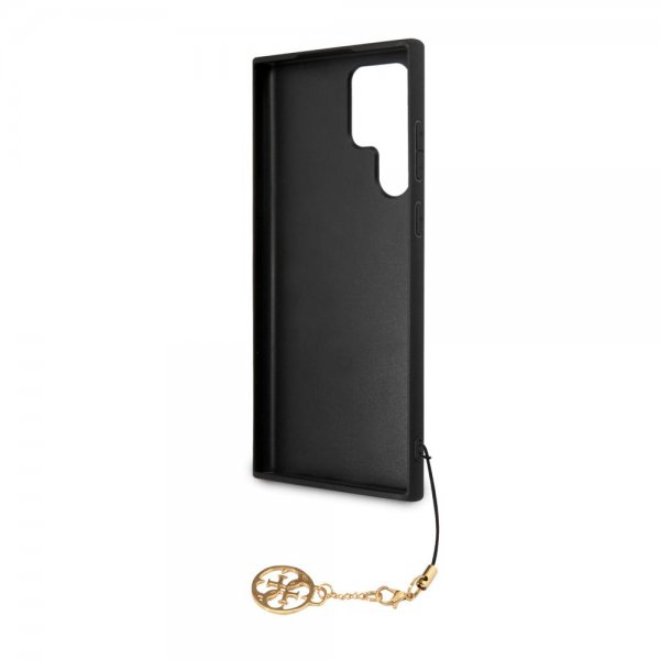 Guess Samsung Galaxy S22 Ultra Deksel 4G Charms Grå