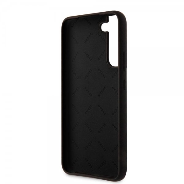 Guess Samsung Galaxy S22 Deksel Script Metal Logo Svart