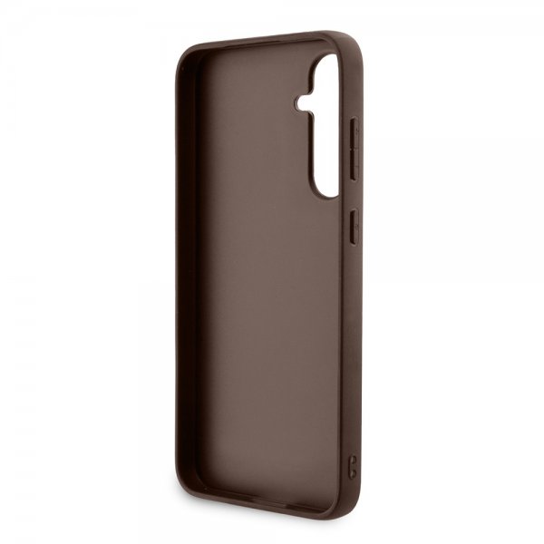Guess Samsung Galaxy S23 FE Deksel 4G Metal Logo Brun