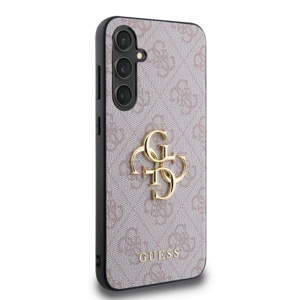 Guess Samsung Galaxy S23 FE Deksel 4G Metal Logo Rosa