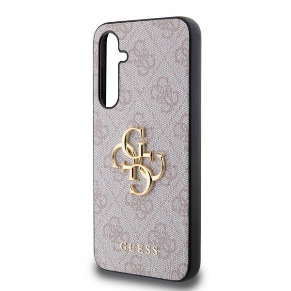 Guess Samsung Galaxy S23 FE Deksel 4G Metal Logo Rosa
