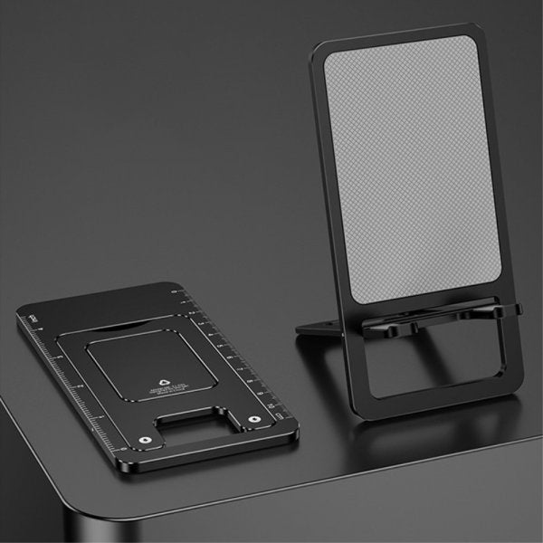 Holder for Mobil Aluminium Svart
