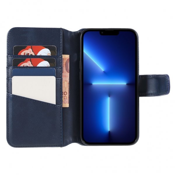 Nordic Covers iPhone 14 Pro Etui Essential Leather Heron Blue