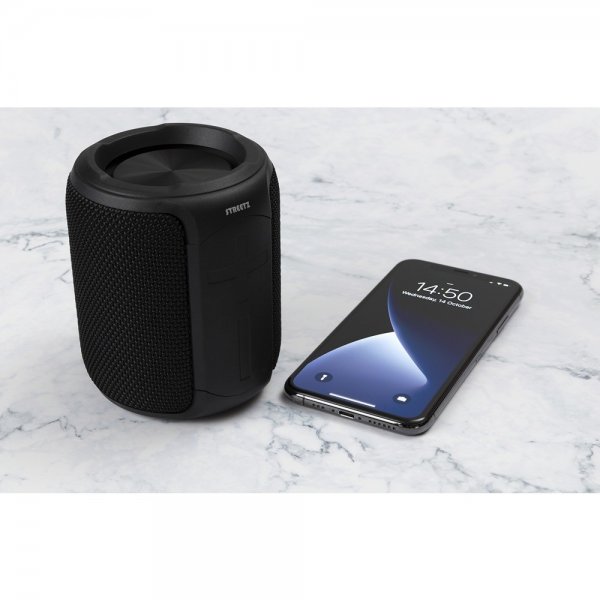 Streetz Høyttaler S300 Waterproof Bluetooth Speaker Svart
