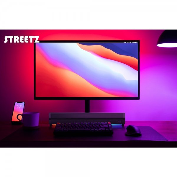 Streetz Høyttaler SB100 Bluetooth Soundbar Svart