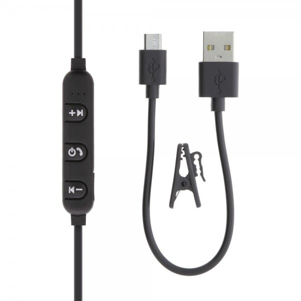 Streetz Hodetelefoner BT120 Wireless Sport Earbuds Svart