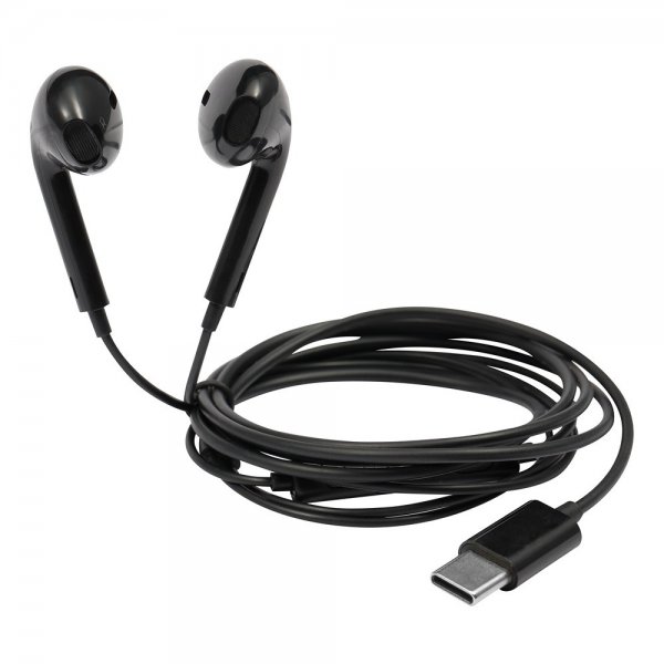 Streetz Hodetelefoner C200 Semi-In-Ear Headset USB-C Svart