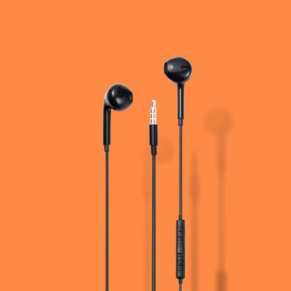 Streetz Hodetelefoner E100 Semi-In-Ear Earbuds 3.5mm Svart
