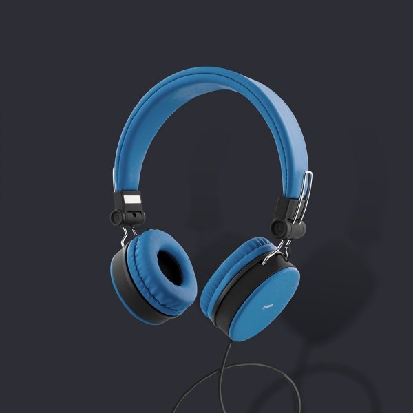Streetz Hodetelefoner H300 Headphones 3.5mm Blå