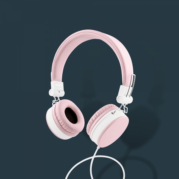 Streetz Hodetelefoner H300 Headphones 3.5mm Rosa