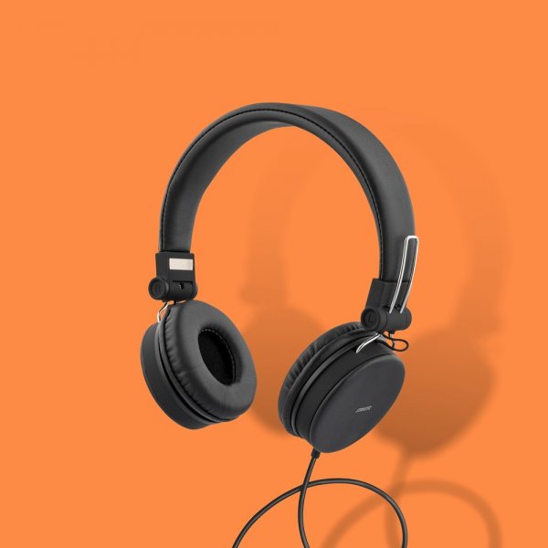 Streetz Hodetelefoner H300 Headphones 3.5mm Svart