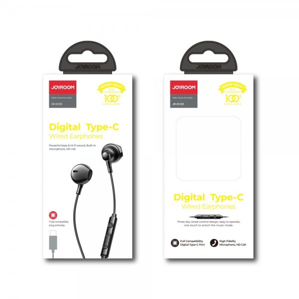 Joyroom Hodetelefoner JR-EC03 USB-C Sølv
