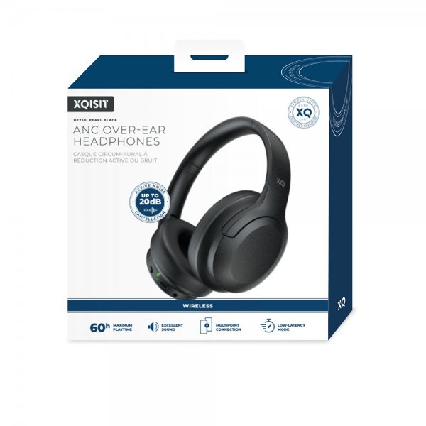Xqisit Hodetelefoner OE750i ANC Over-Ear Headphones Pearl Black
