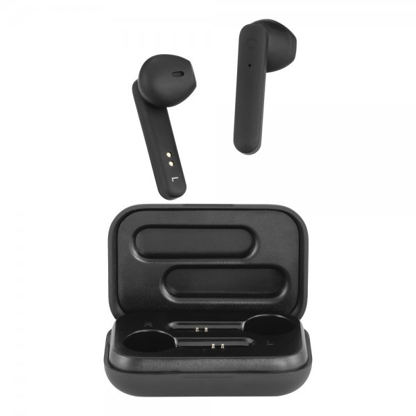 Streetz Hodetelefoner T110 Wireless Earbuds Semi-In-Ear Svart