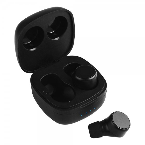 Streetz Hodetelefoner T200 Wireless Earbuds In-Ear Svart