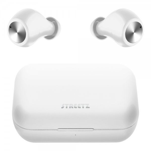Streetz Hodetelefoner T210 Wireless Earbuds In-Ear Hvit