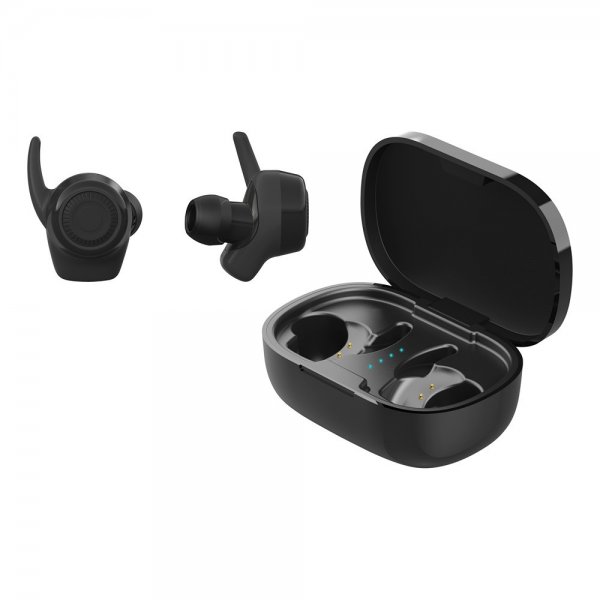 Streetz Hodetelefoner T220 Wireless Earbuds Stay-In-Ear Svart