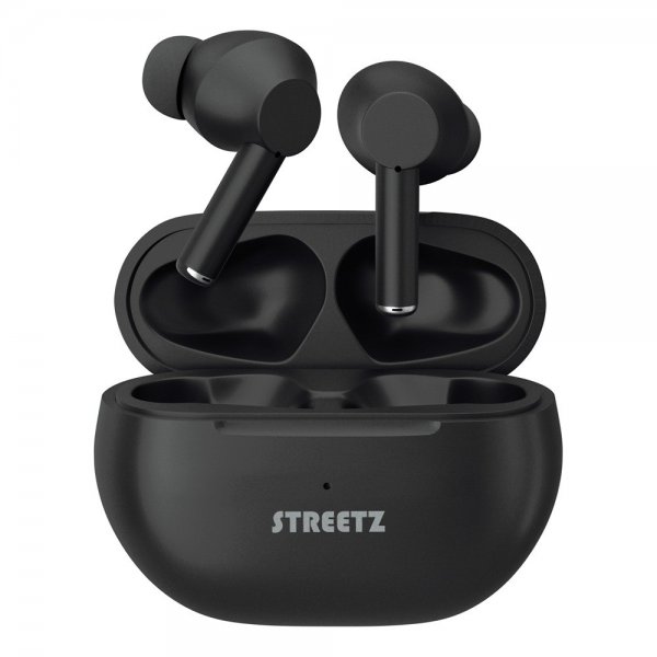 Streetz Hodetelefoner T230 Wireless Earbuds In-Ear Svart