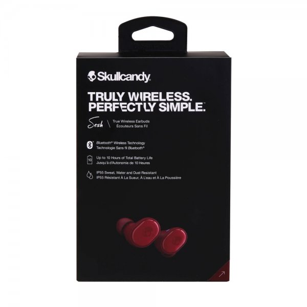 Skullcandy Hodetelefoner True Wireless Sesh Deep Red