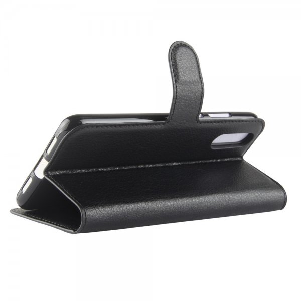 Huawei P20 Etui Litchi Svart