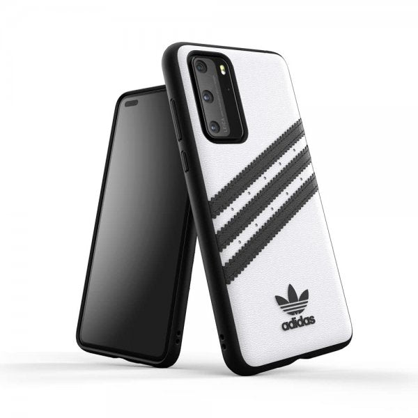 Adidas Huawei P40 Deksel OR 3 Stripes Snap Case Hvit Svart