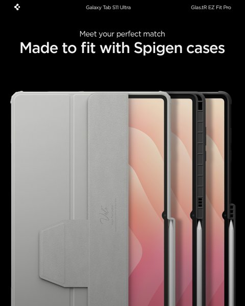 Spigen Samsung Galaxy Tab S11 Ultra Skjermbeskytter GLAS.tR EZ Fit Pro