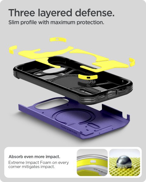 Spigen Google Pixel 10a Deksel Tough Armor MagFit Ash Violet