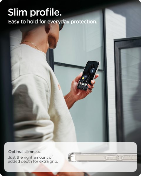 Spigen Google Pixel 10a Deksel Ultra Hybrid MagFit Clear White