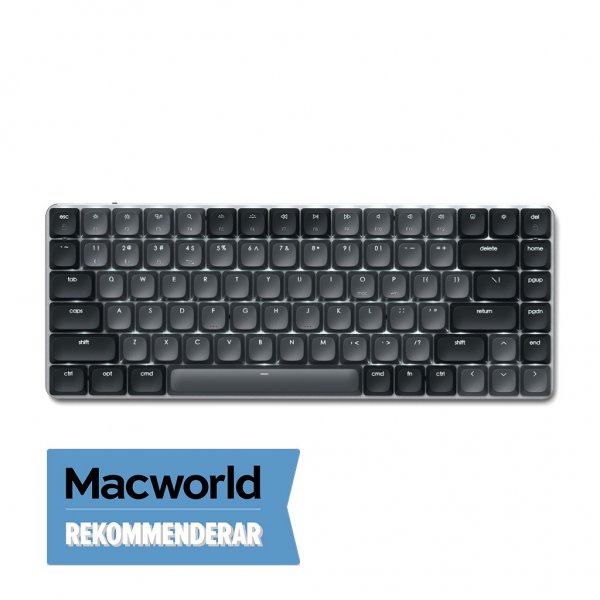 Satechi SM1 Slim Mekanisk Bluetooth Tastatur Mørkgrå