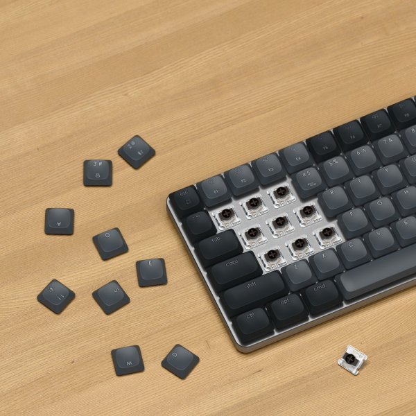 Satechi SM1 Slim Mekanisk Bluetooth Tastatur Mørkgrå