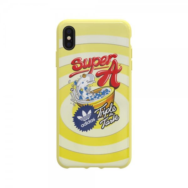 Adidas iPhone Xs Max Deksel OR Moulded Case Bodega FW19 Shock Yellow