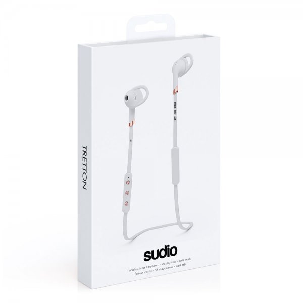 Sudio Tretton Trådløsa Hodetelefoner Sport Wing Tip In-Ear HHvit