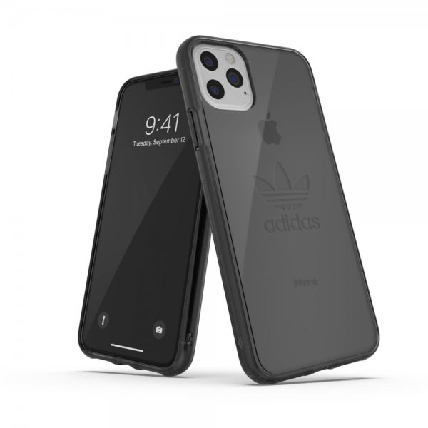 Adidas iPhone 11 Pro Max Deksel OR Protective Clear Case FW19 Smokey Black