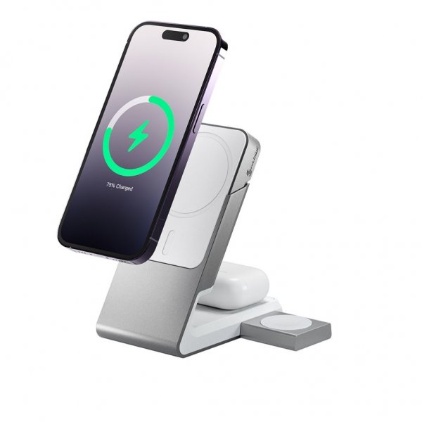 ALOGIC Matrix 3-in-1 Magnetic Charging Dock with Apple Watch Charger Vit