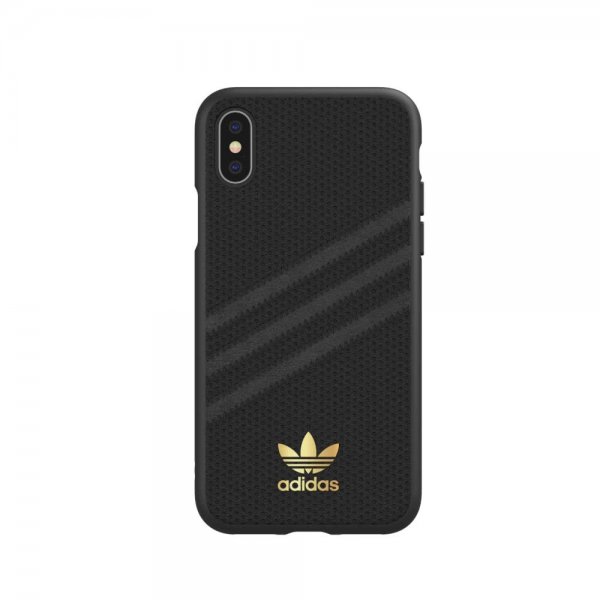 Adidas iPhone X/Xs Deksel OR 3 Stripes Snap Case PU SS20 Svart