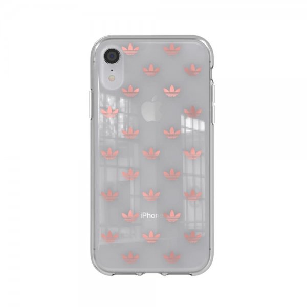 Adidas iPhone Xr Deksel OR Snap Case Entry SS20 Klar RoseGUll