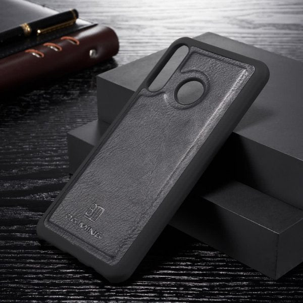 Dg.Ming Huawei P30 Lite Plånboksetui Löstagbart Deksel PU-skinn Svart