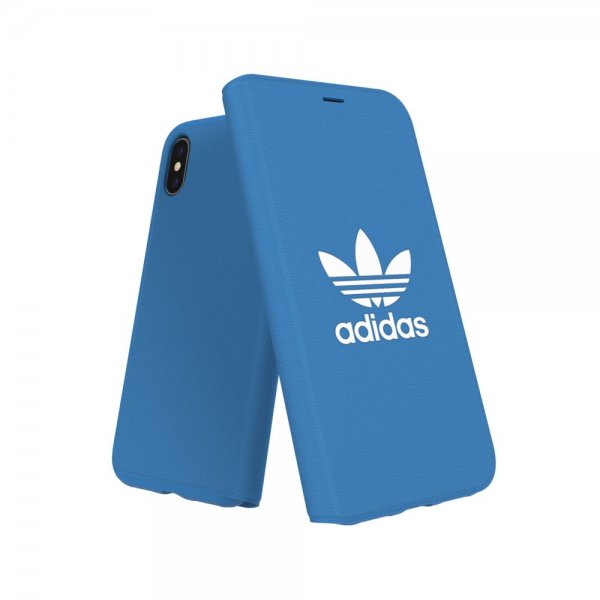 Adidas iPhone X/Xs Etui OR Booklet Case FW19 Bluebird White