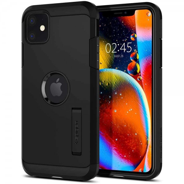 Spigen iPhone 11 Deksel Tough Armor Svart